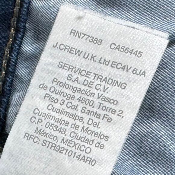 Madewell 10" High Rise Skinny Jeans Sz 29 - Picture 9 of 11